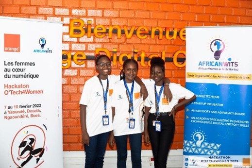 Hackaton O’Tech4WOmen par Orange : JFN brille à la 2e place…